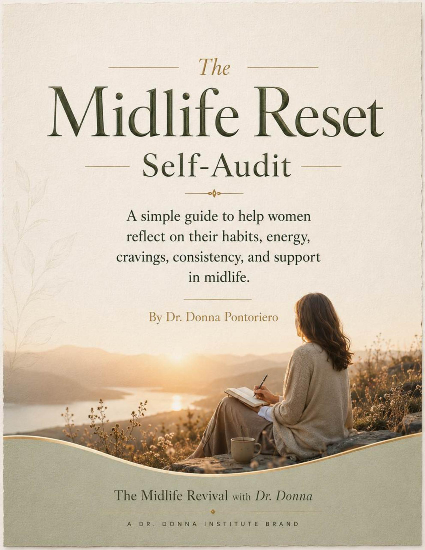 The Midlife Reset Self-Audit workbook cover